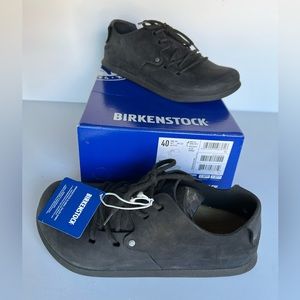 Birkenstock Montana Black Regular fit shoes size 40 (9-9.5) NWT and box